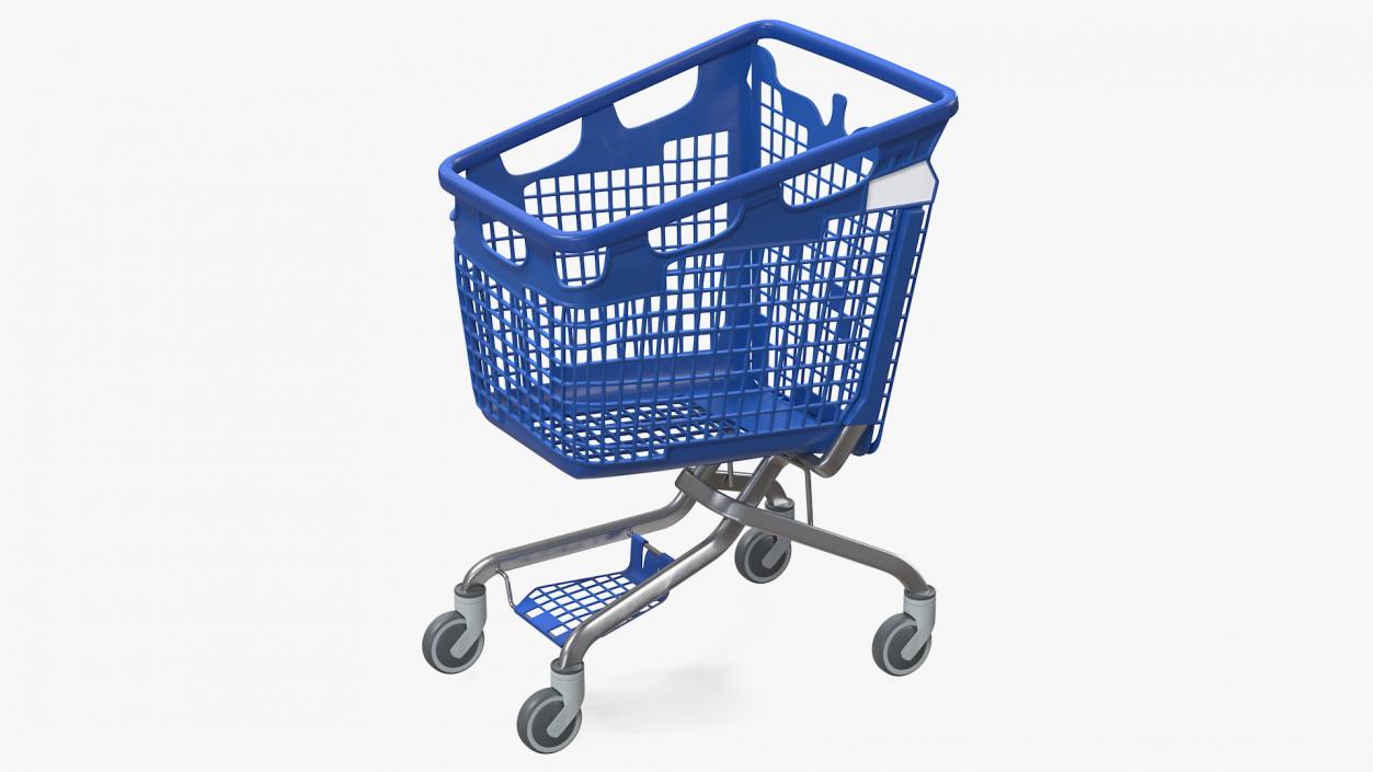 3D Shopping Baskets and Trolley Collection 4