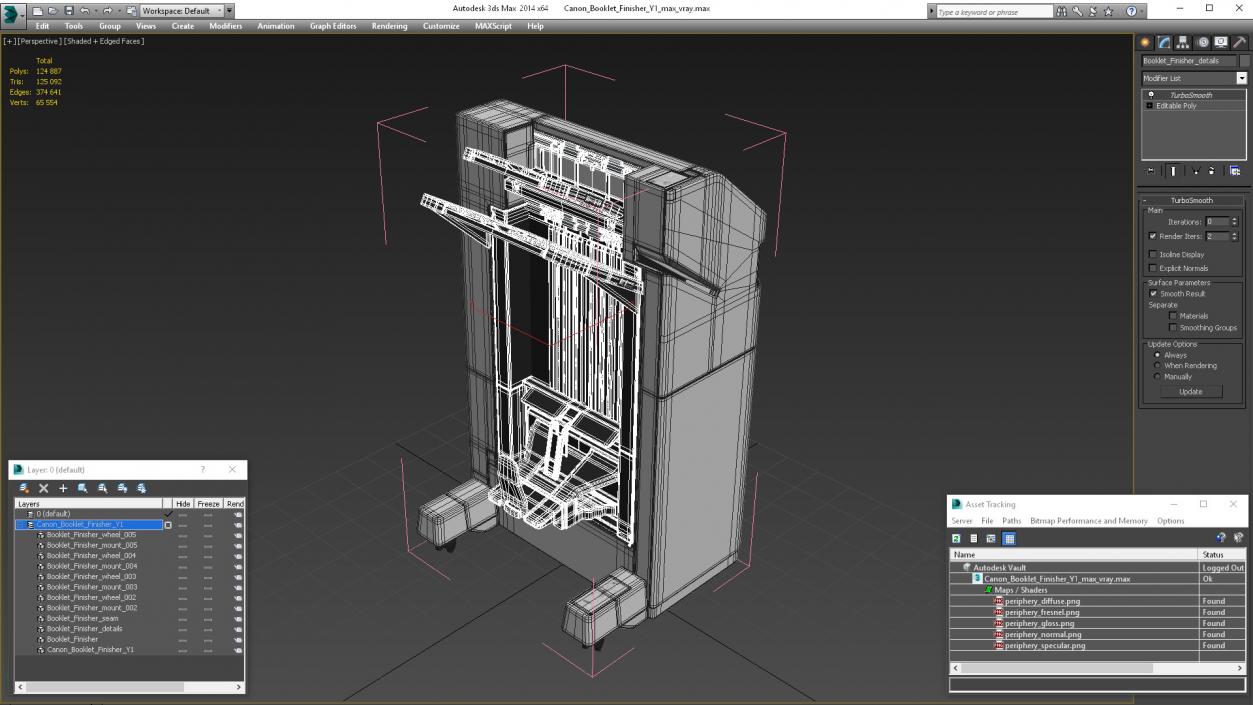 3D model Canon Booklet Finisher Y1