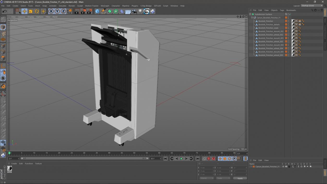 3D model Canon Booklet Finisher Y1