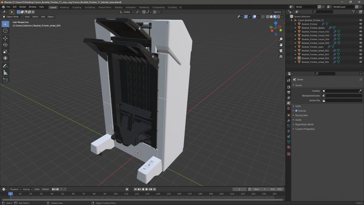 3D model Canon Booklet Finisher Y1