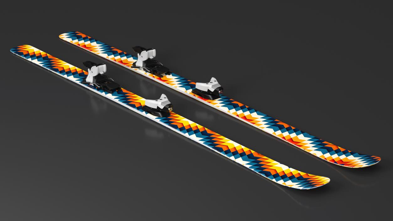 3D Snow Skis 6