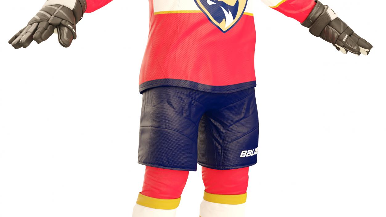 3D Hockey Uniform Florida Panthers