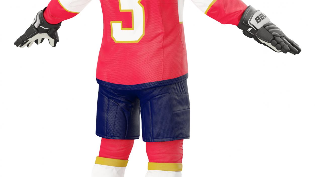 3D Hockey Uniform Florida Panthers