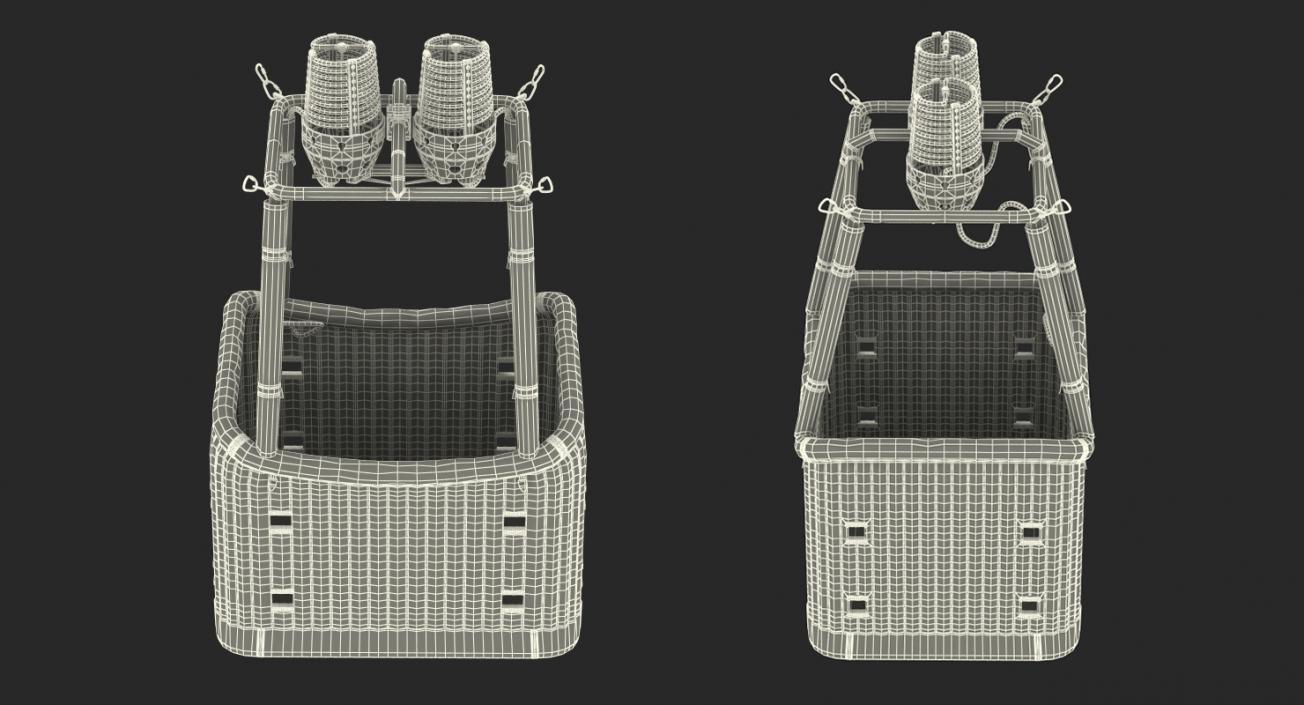 3D Hot Air Balloon Gondola model