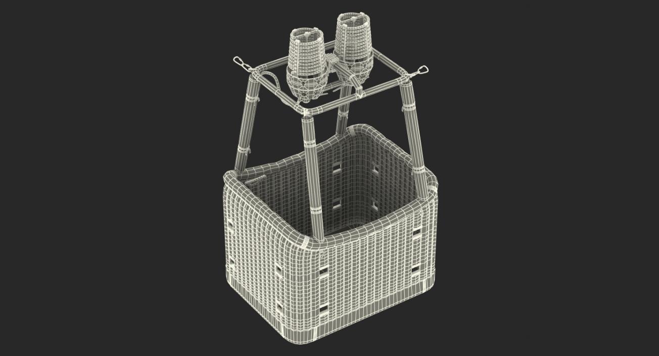 3D Hot Air Balloon Gondola model