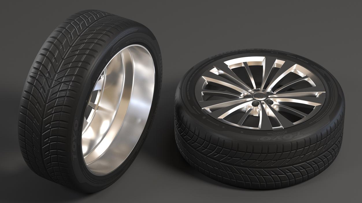 Range Rover Wheel 3D