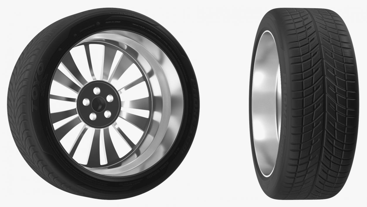 Range Rover Wheel 3D