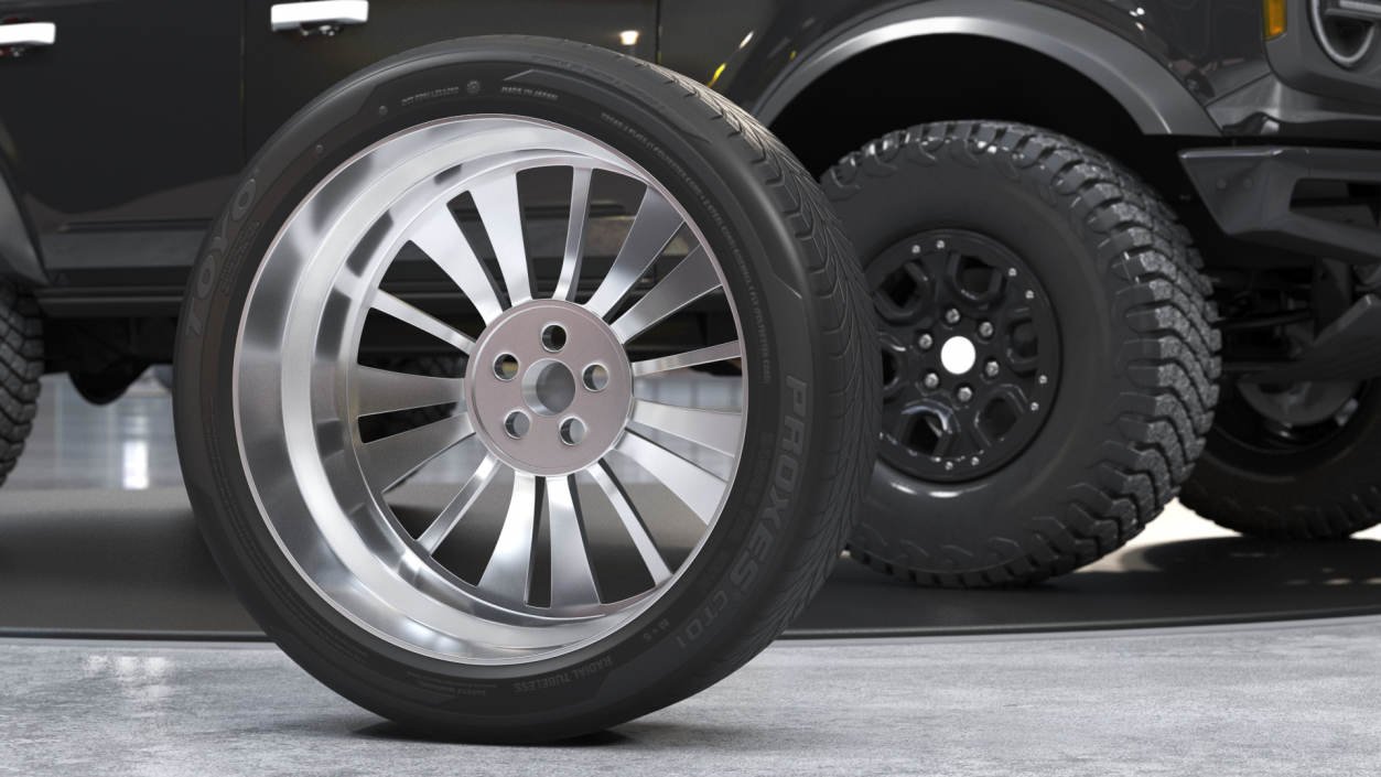 Range Rover Wheel 3D