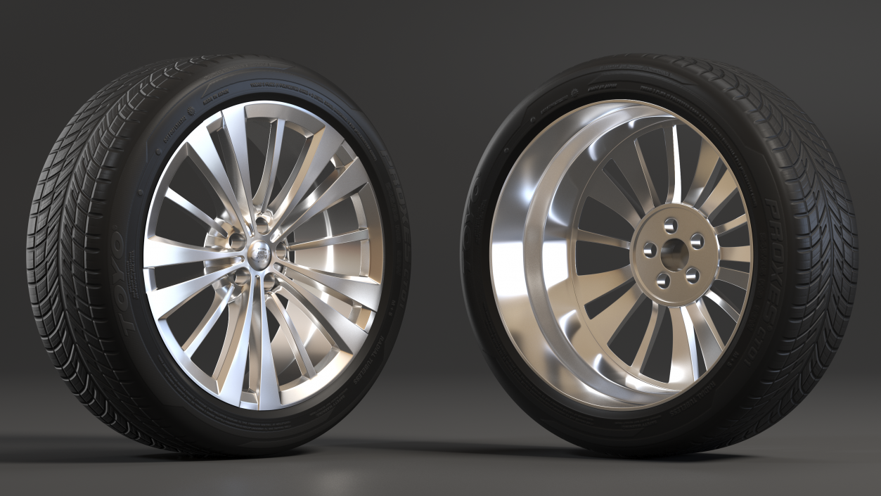 Range Rover Wheel 3D