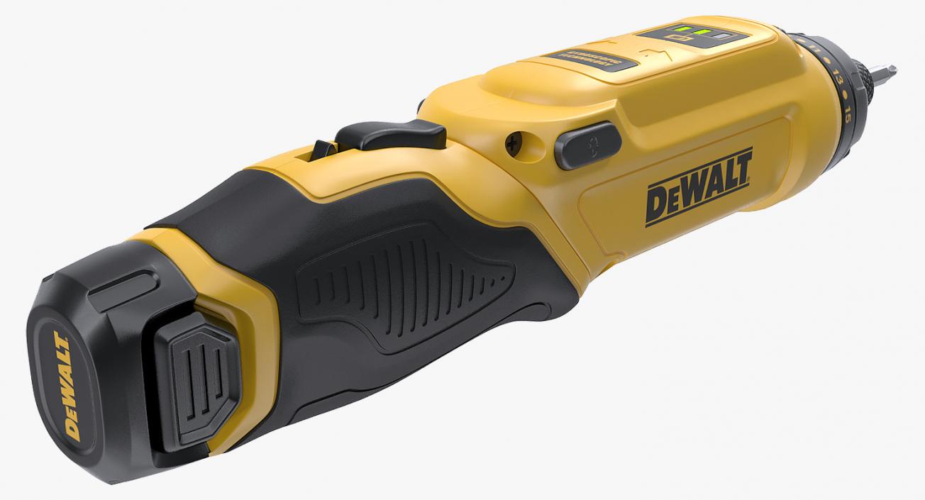 3D DeWalt DCF680N2 Gyroscopic Screwdriver model