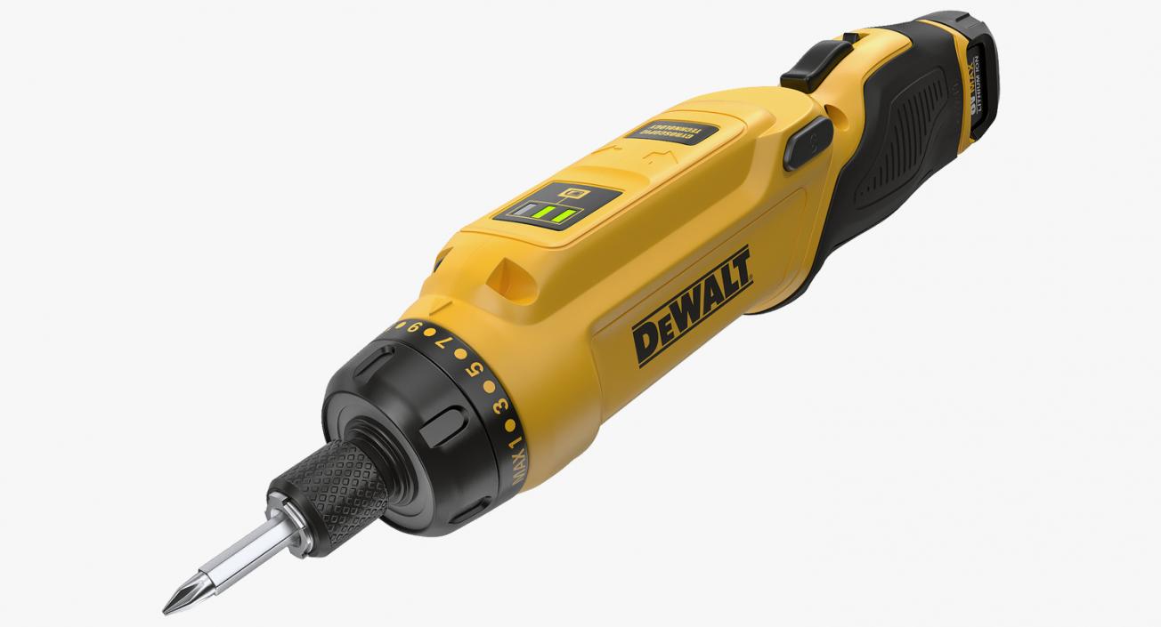 3D DeWalt DCF680N2 Gyroscopic Screwdriver model