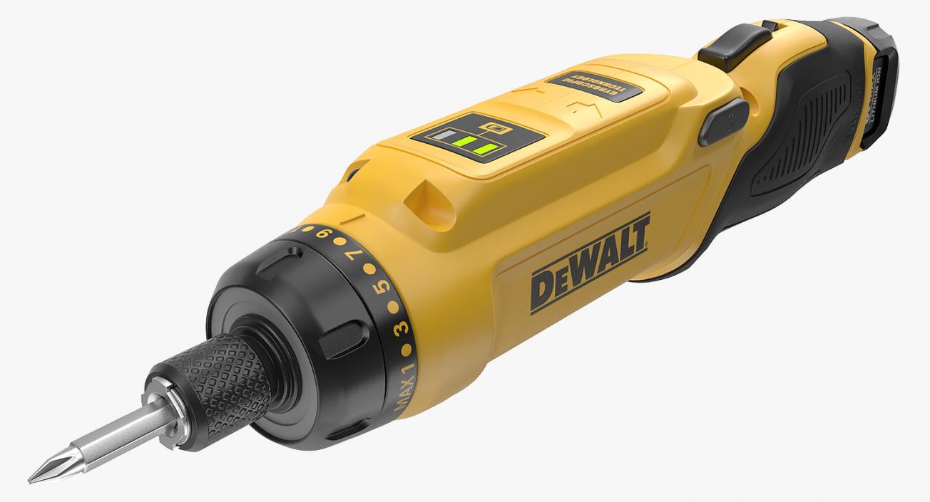 3D DeWalt DCF680N2 Gyroscopic Screwdriver model