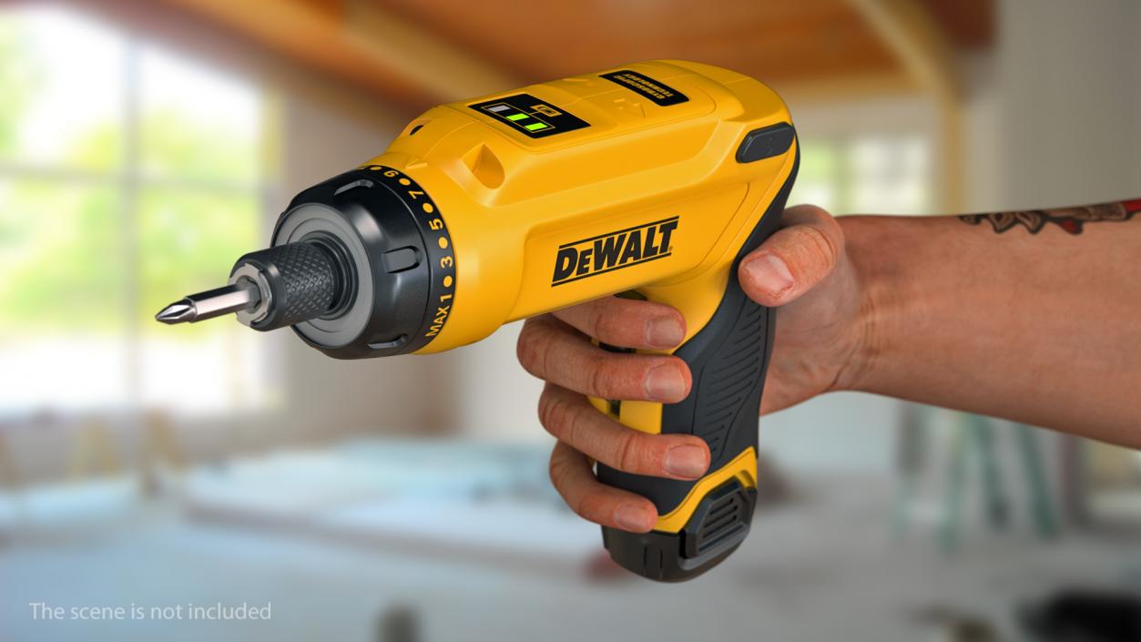 3D DeWalt DCF680N2 Gyroscopic Screwdriver model