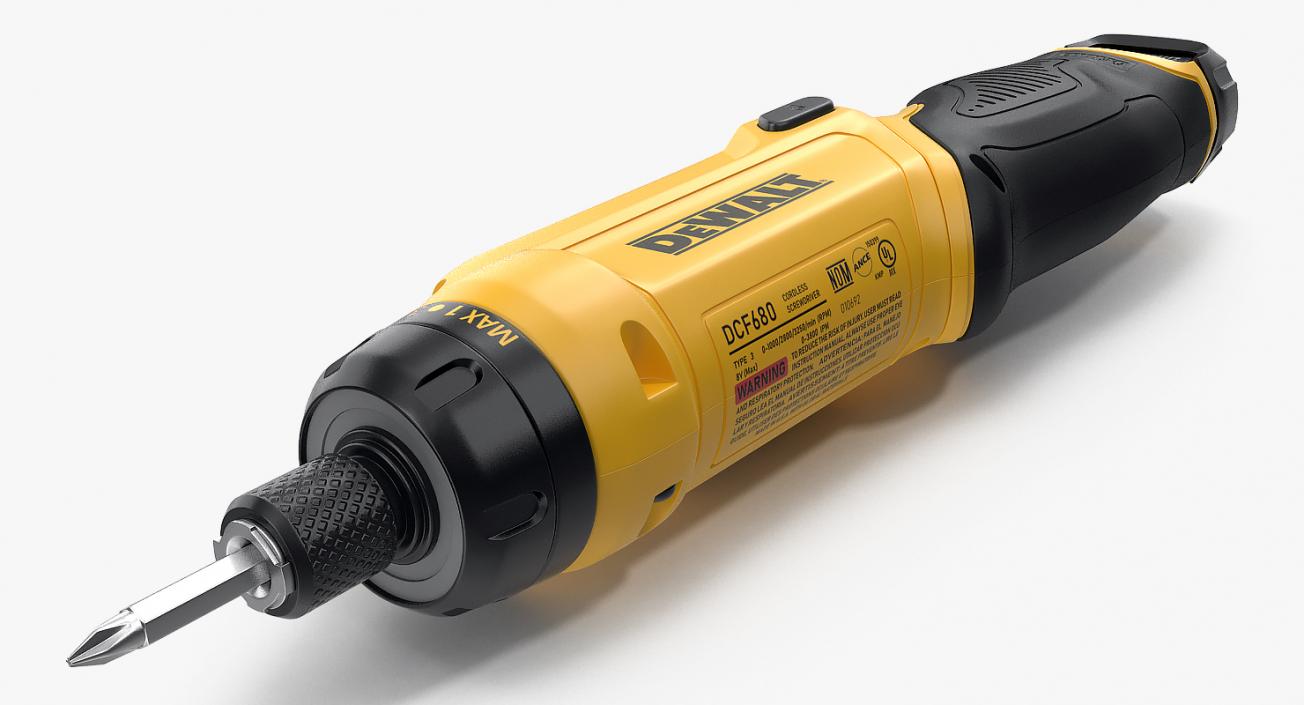 3D DeWalt DCF680N2 Gyroscopic Screwdriver model