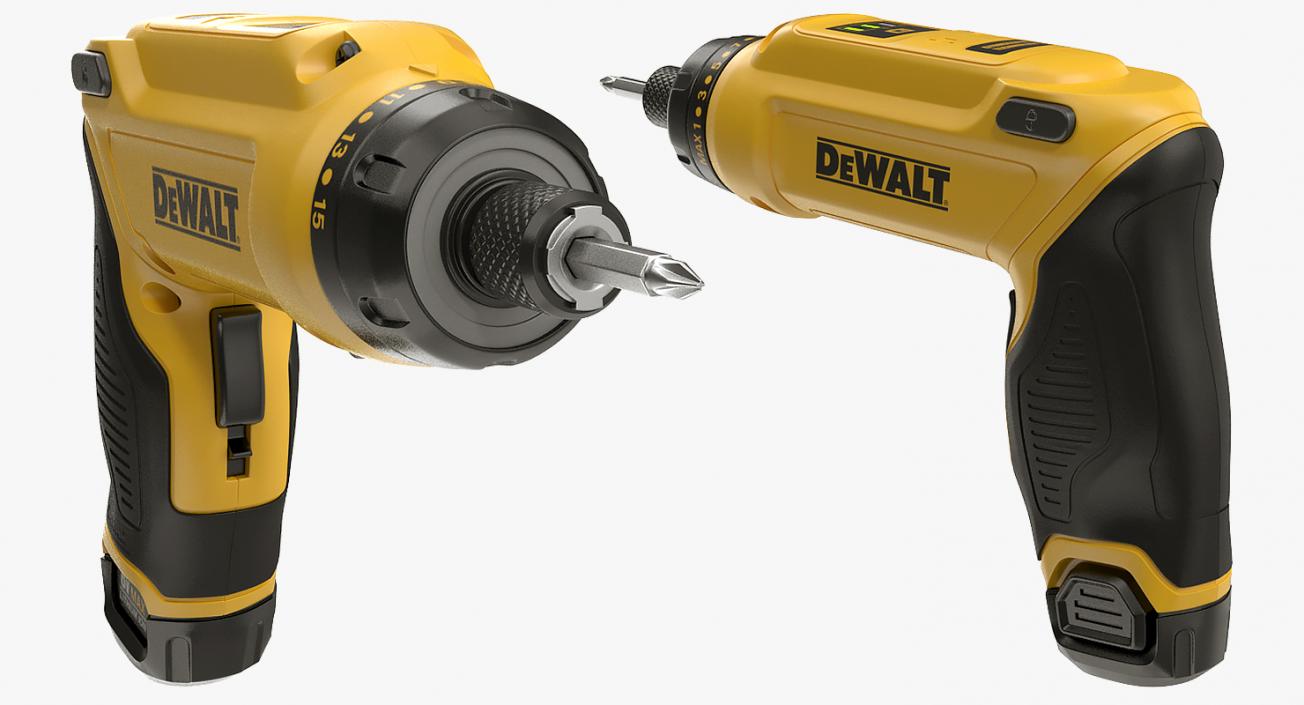 3D DeWalt DCF680N2 Gyroscopic Screwdriver model