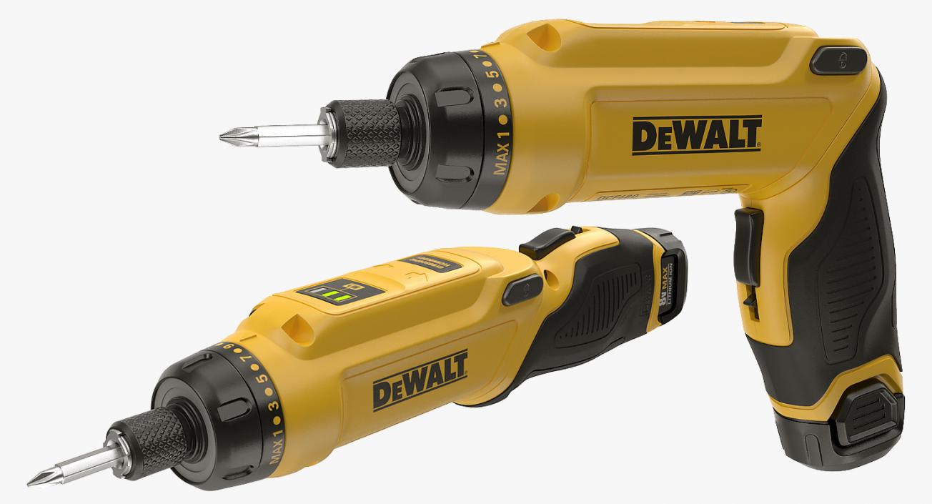 3D DeWalt DCF680N2 Gyroscopic Screwdriver model