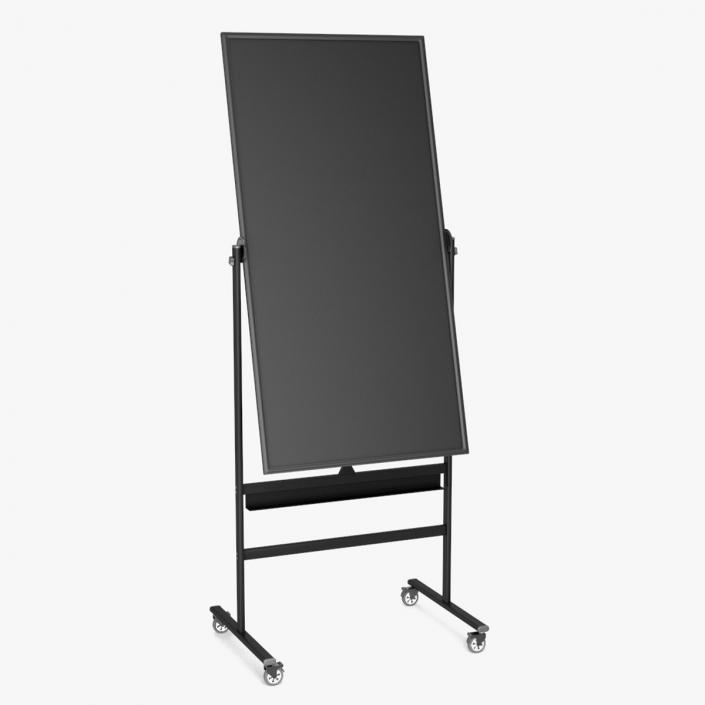 3D Aluminum Tall Magnetic Blackboard model