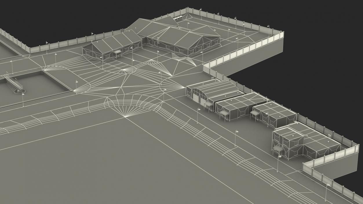 Water Treatment Plant Industrial Structure 3D