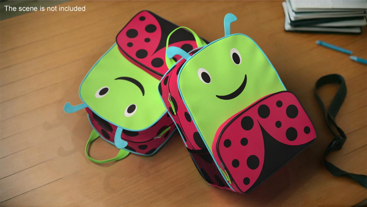 3D Childrens Ladybug Backpack