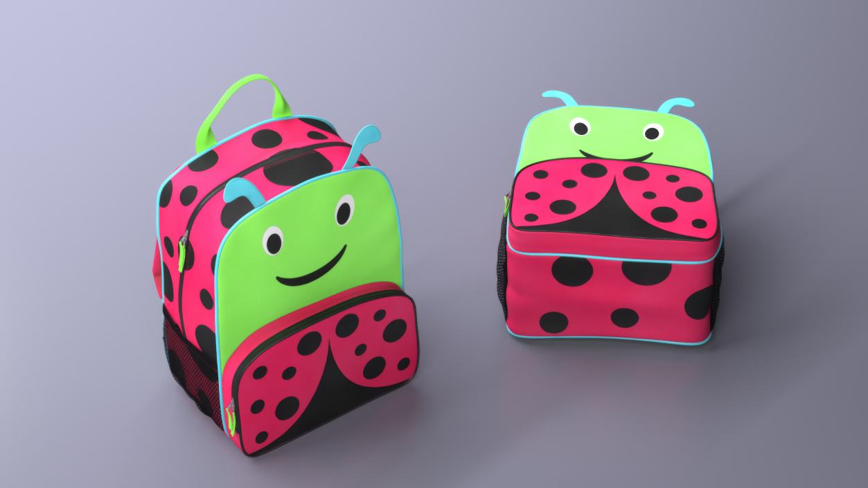 3D Childrens Ladybug Backpack