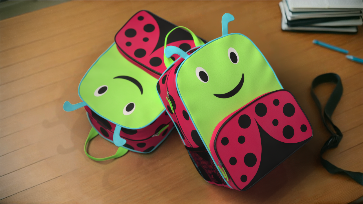 3D Childrens Ladybug Backpack