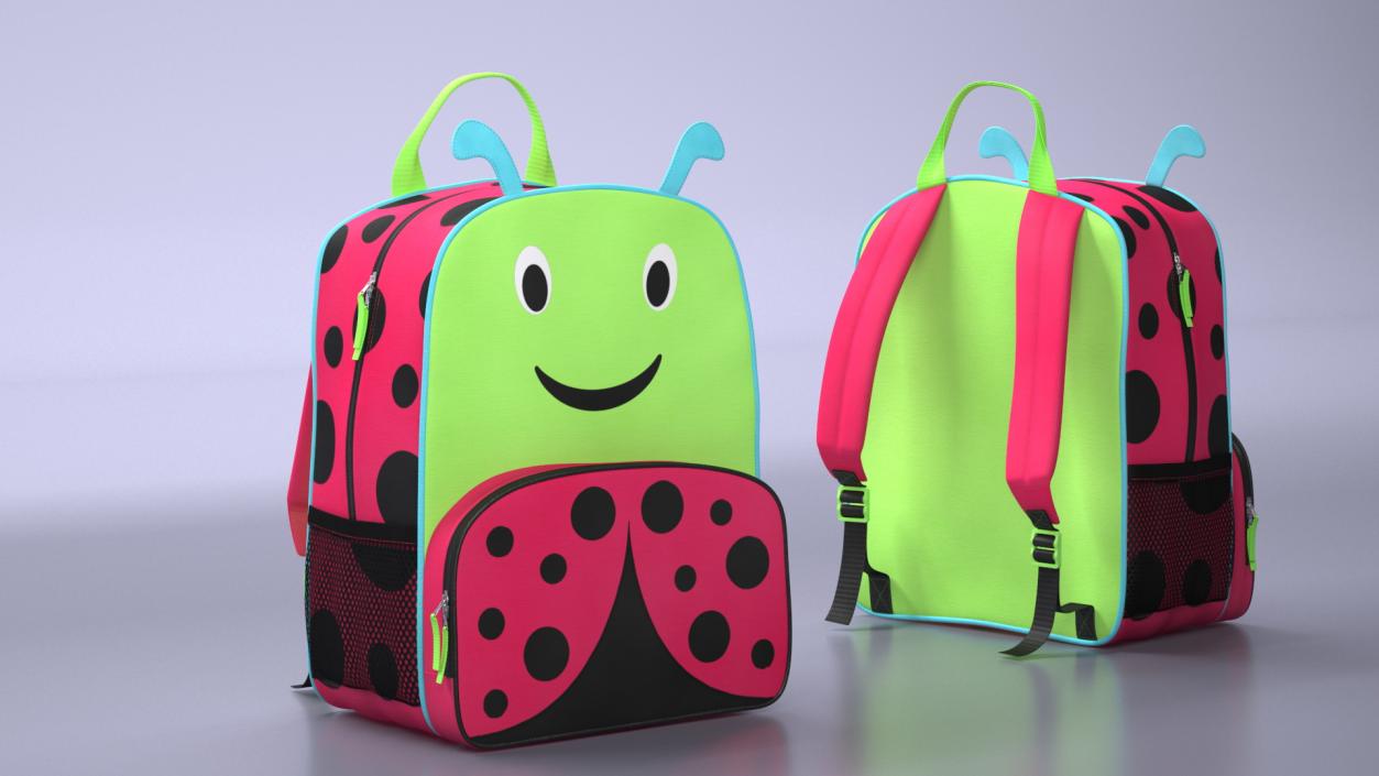 3D Childrens Ladybug Backpack