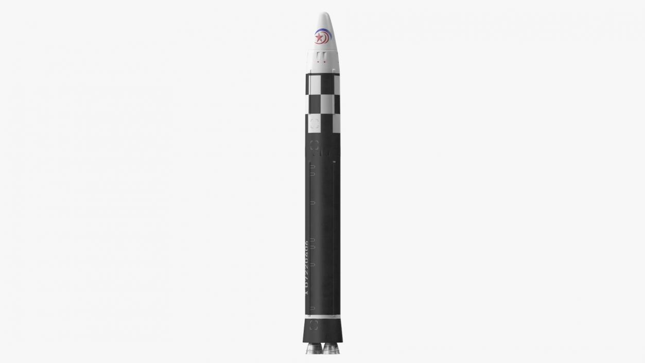 3D model Hwasong-17 Intercontinental Ballistic Missile