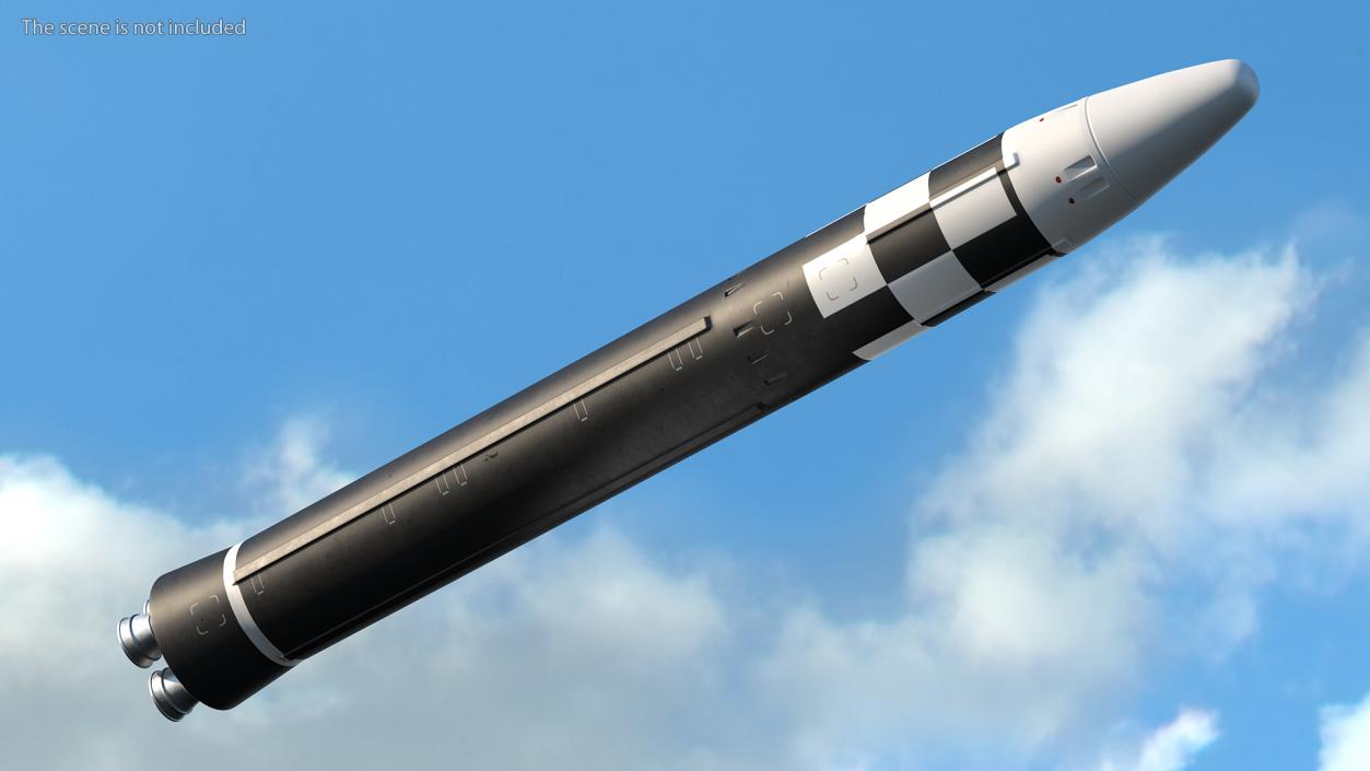 3D model Hwasong-17 Intercontinental Ballistic Missile