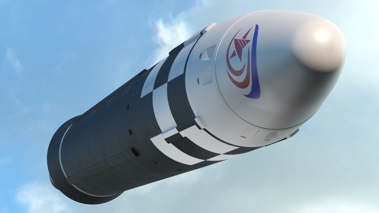 3D model Hwasong-17 Intercontinental Ballistic Missile