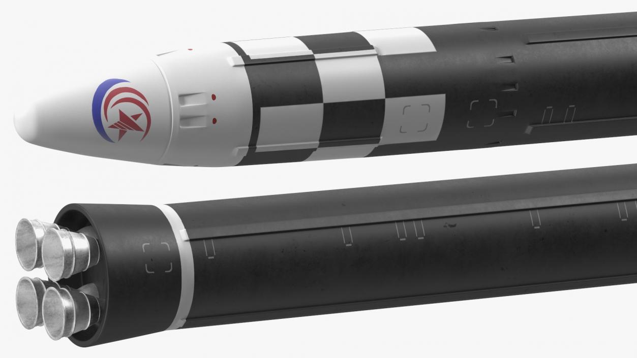 3D model Hwasong-17 Intercontinental Ballistic Missile