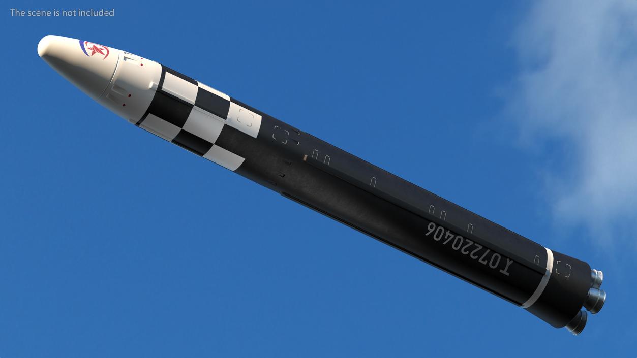 3D model Hwasong-17 Intercontinental Ballistic Missile