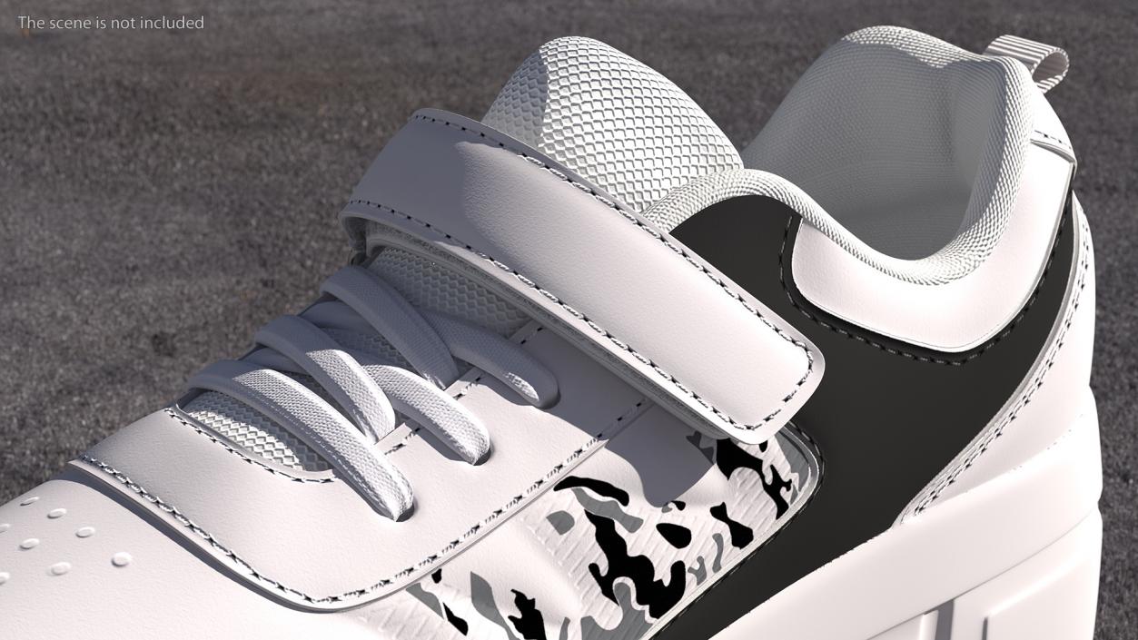 3D Shoes White