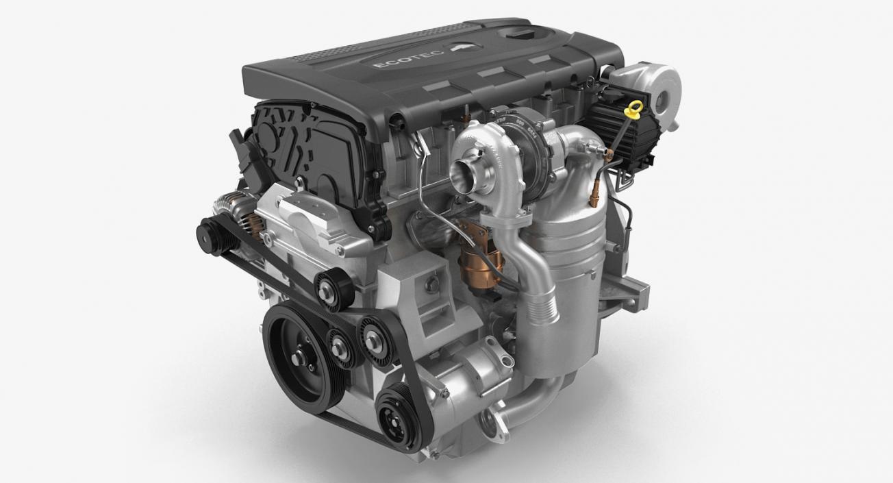 3D model Turbo Diesel Engine Chevrolet Cruze