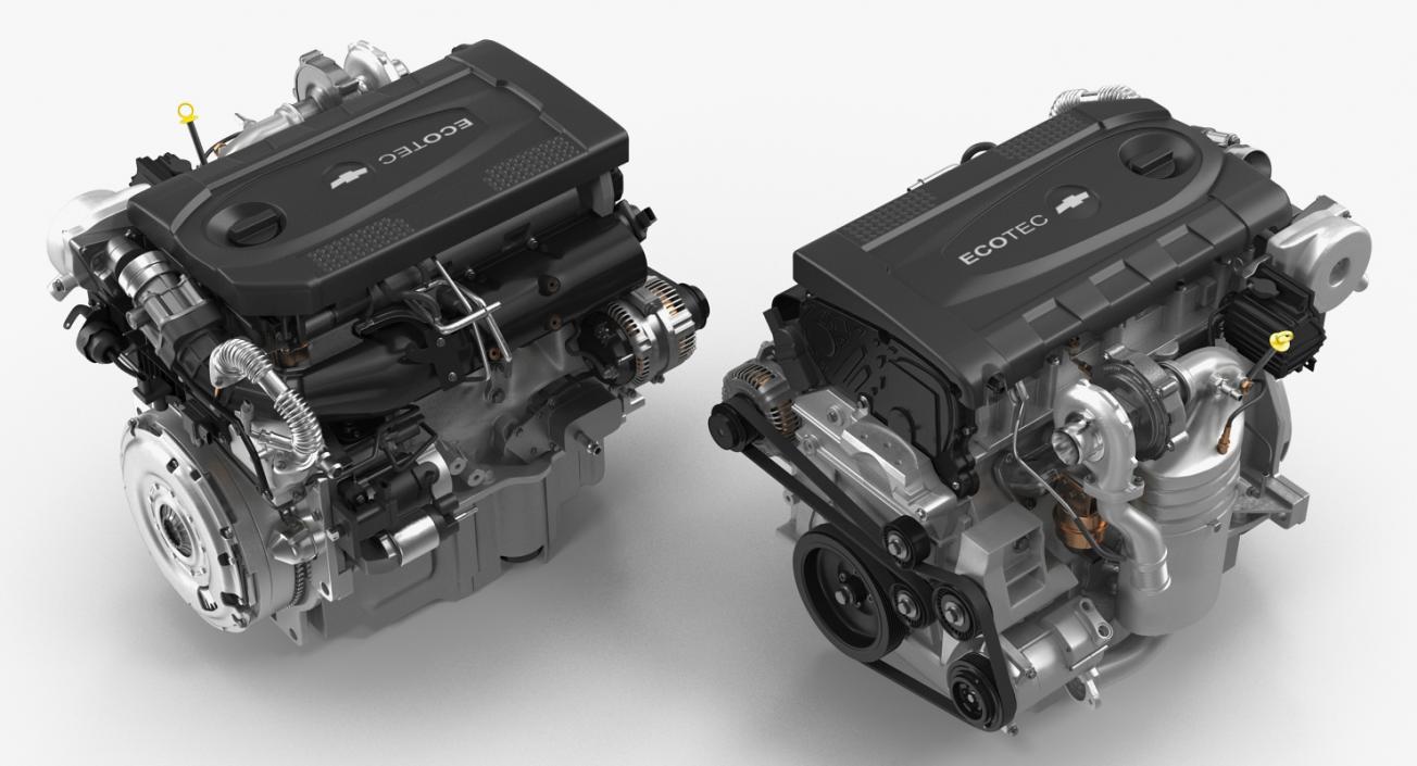 3D model Turbo Diesel Engine Chevrolet Cruze