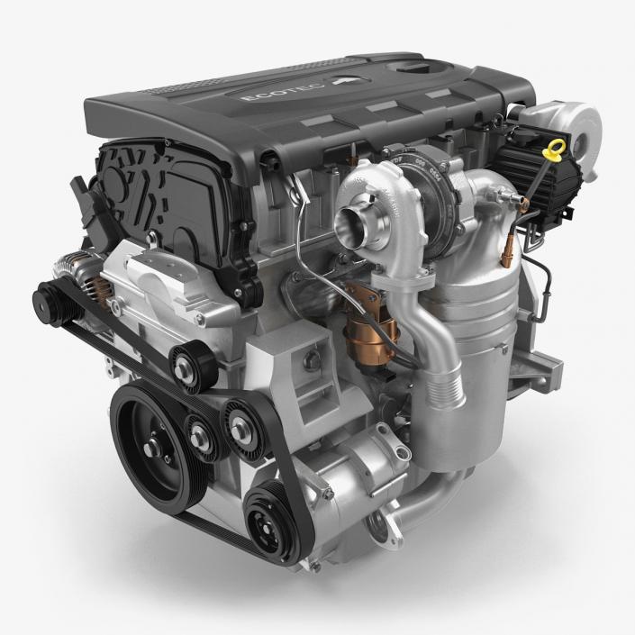 3D model Turbo Diesel Engine Chevrolet Cruze