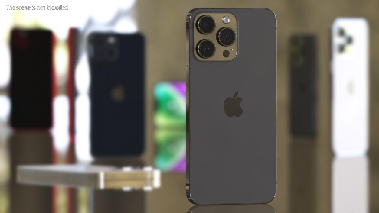 3D model Apple iPhone 14 Pro Max Space Black