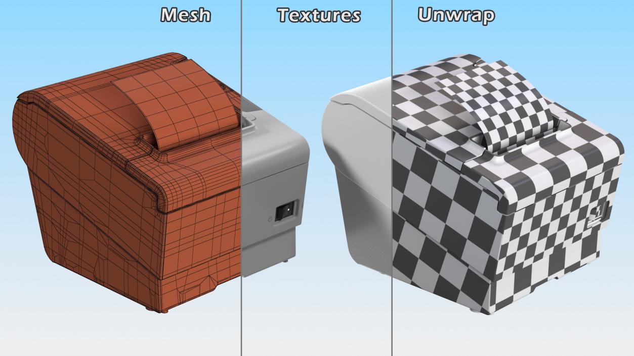 3D model Multifunction Printers Collection 3