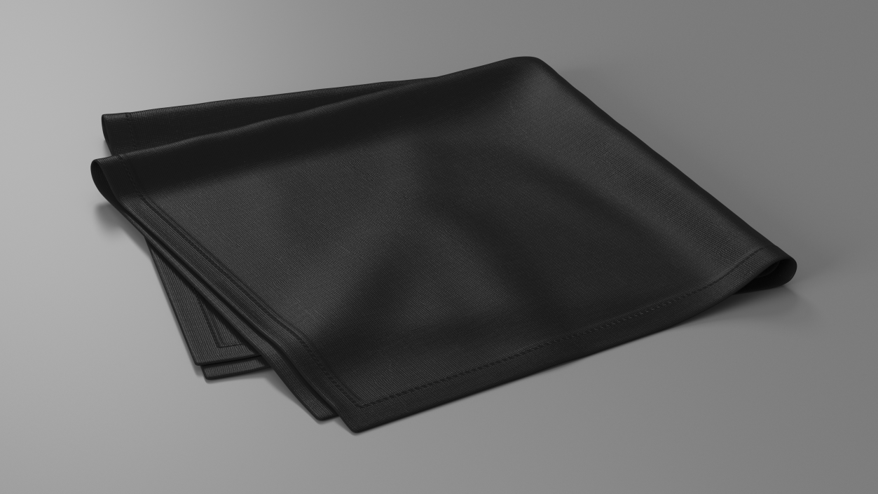 3D model Folded Fabric Napkin