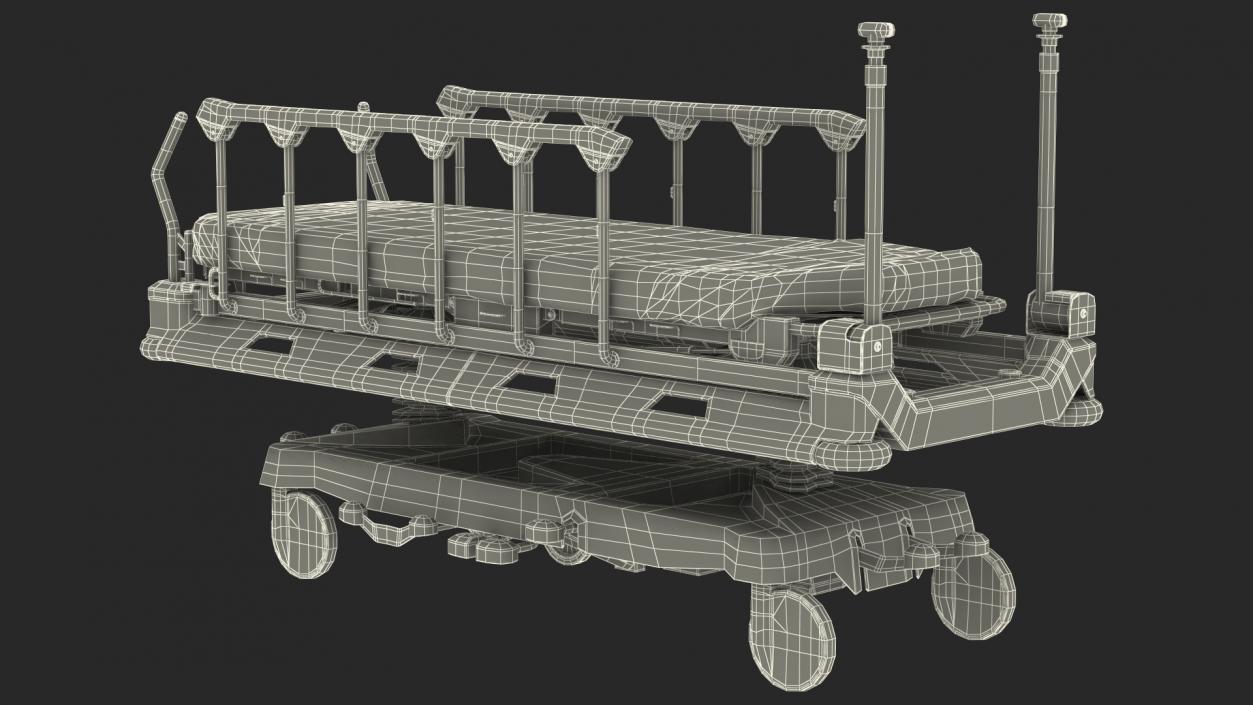 3D model Linet Sprint 100 Transport Bed