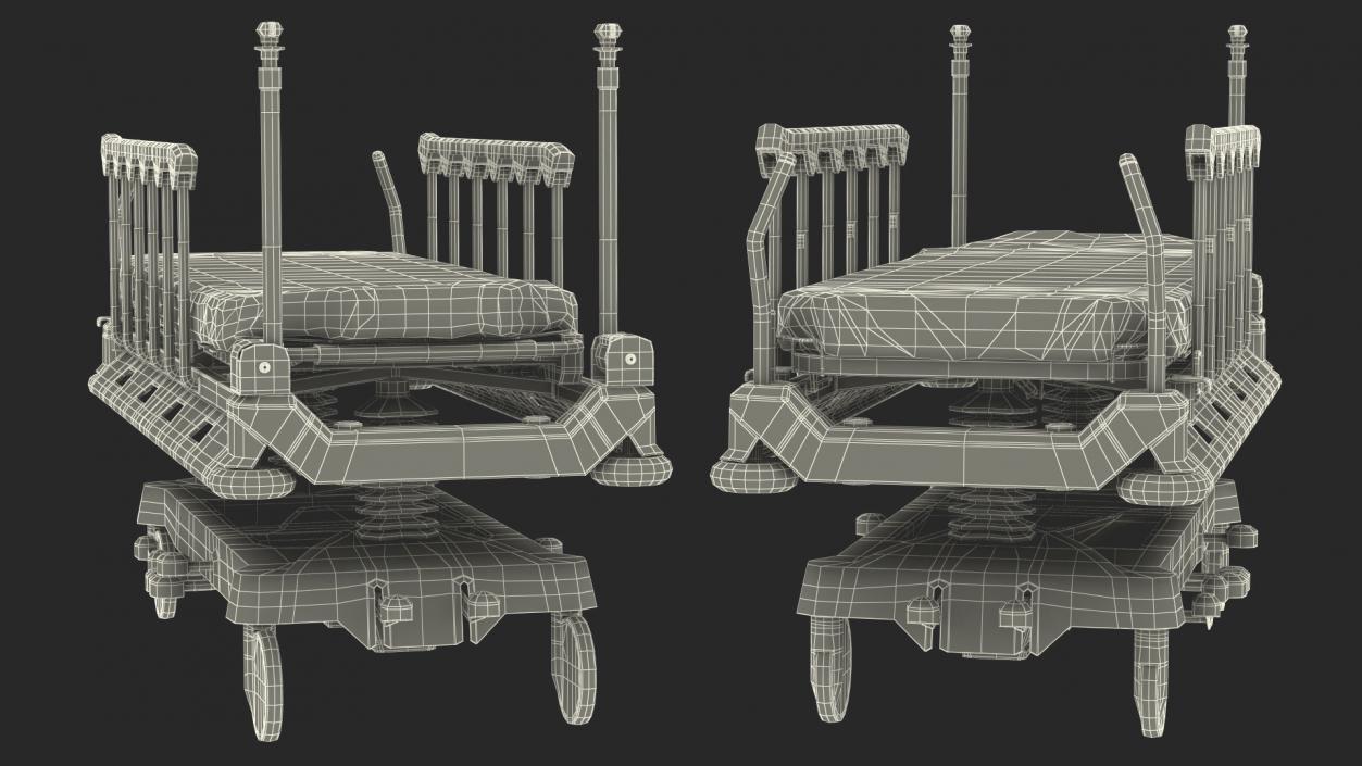 3D model Linet Sprint 100 Transport Bed