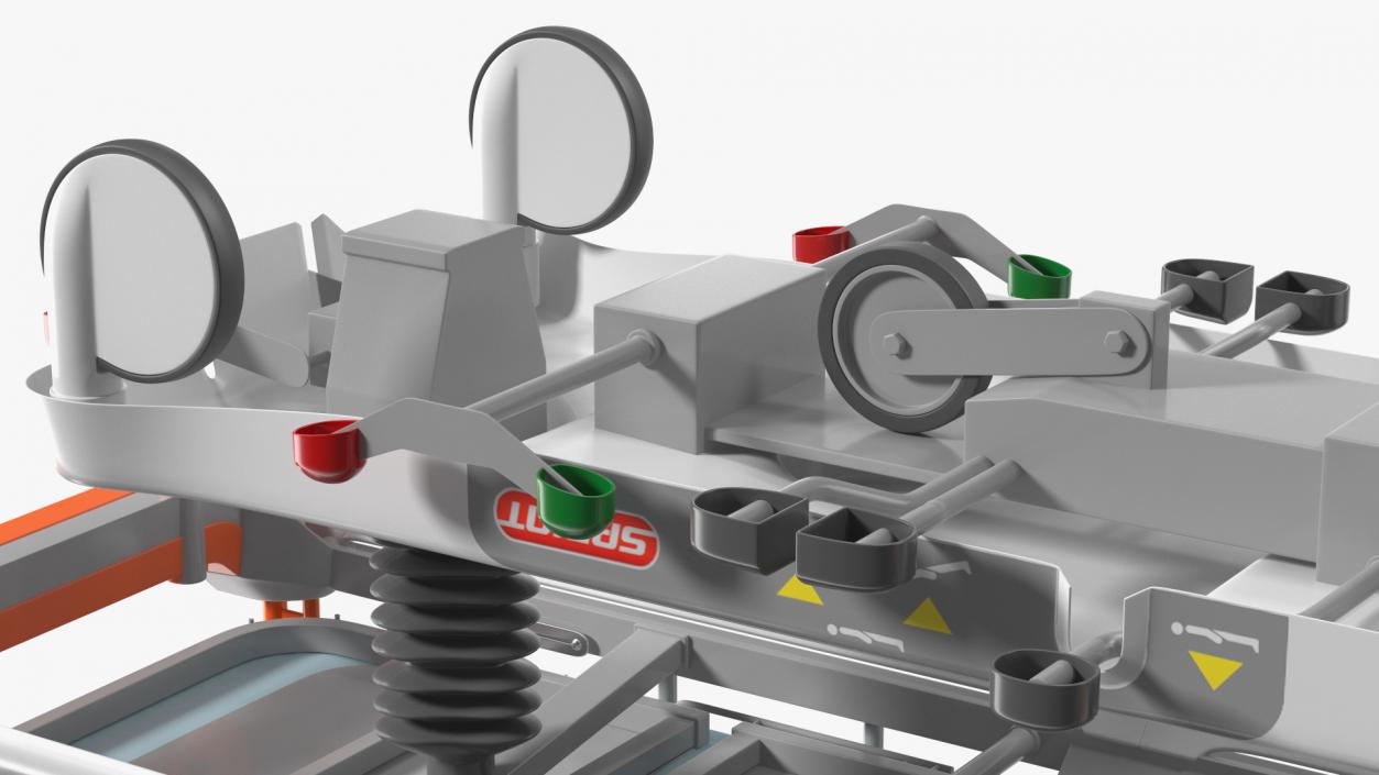 3D model Linet Sprint 100 Transport Bed