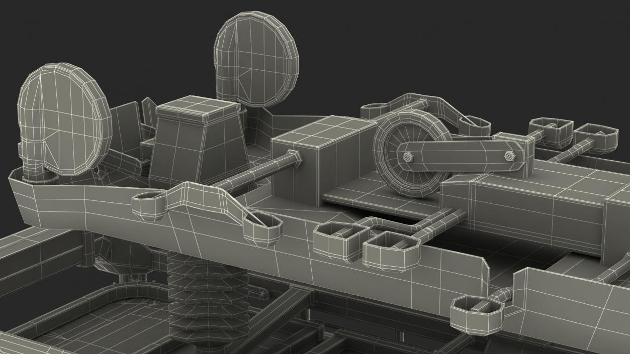 3D model Linet Sprint 100 Transport Bed