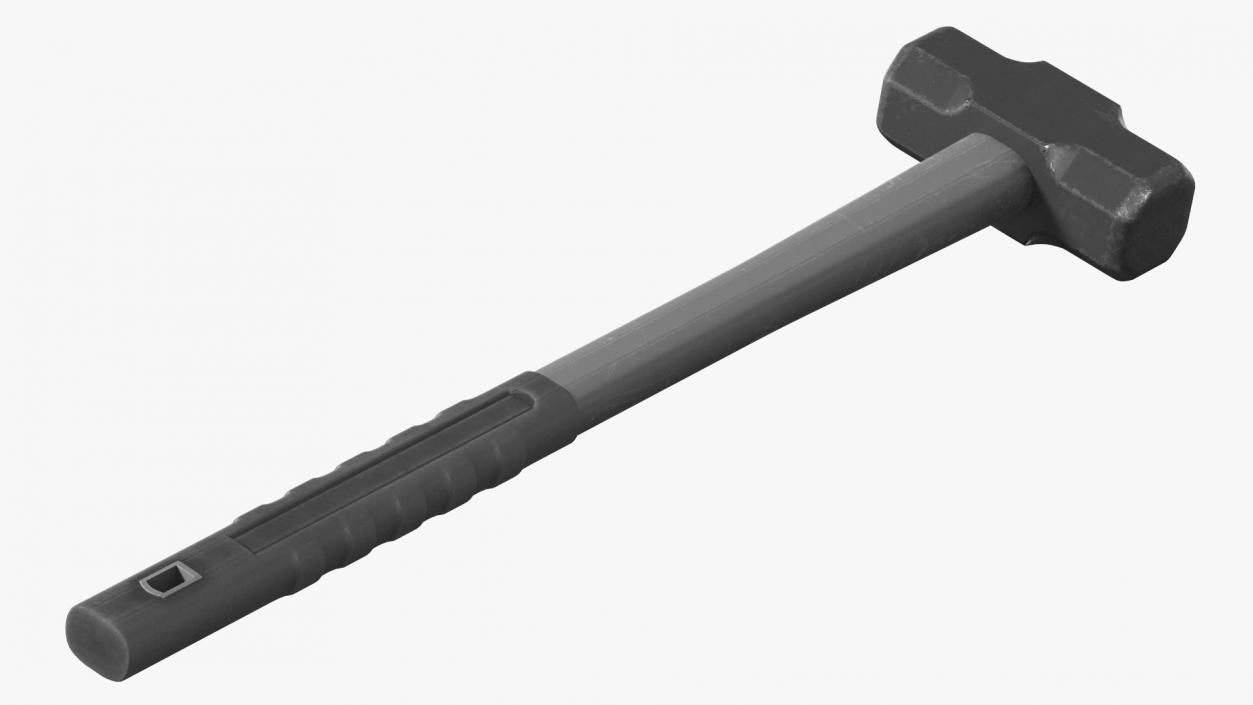 3D Gray Sledge Hammer model