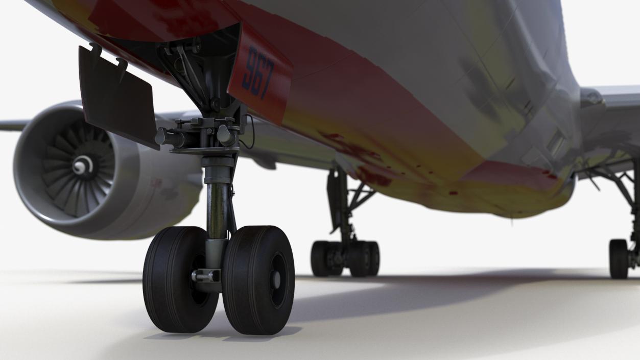 Air India Boeing 787-8 Dreamliner Aircraft Rigged 3D model