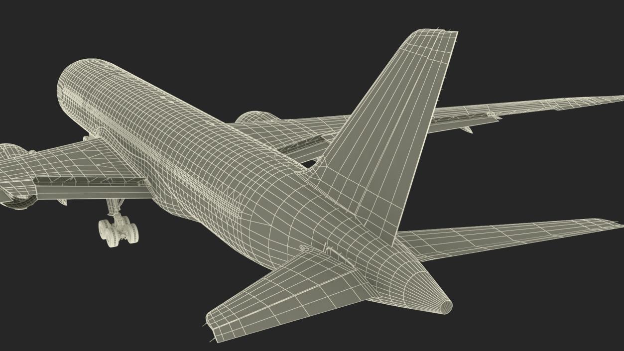 Air India Boeing 787-8 Dreamliner Aircraft Rigged 3D model