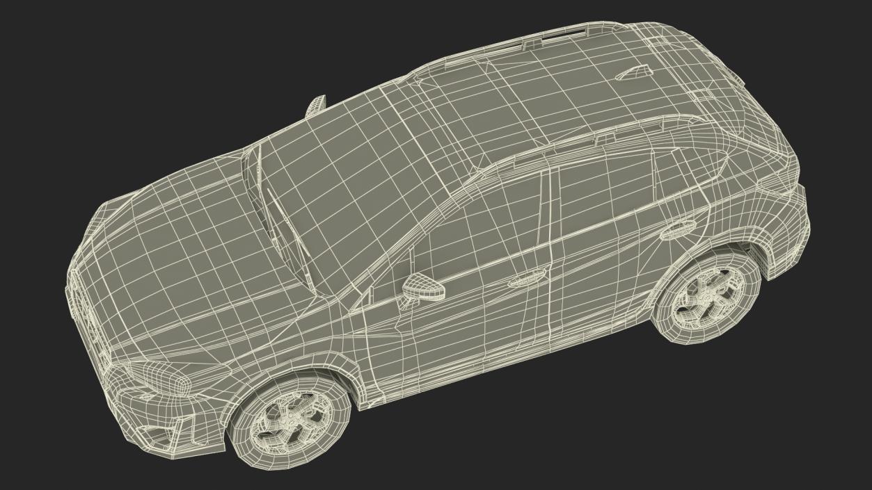 Subaru XV 2020 Hybrid Crosstrek Black 3D