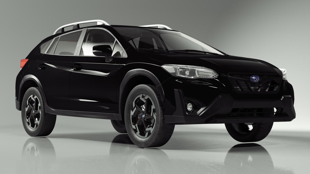 Subaru XV 2020 Hybrid Crosstrek Black 3D