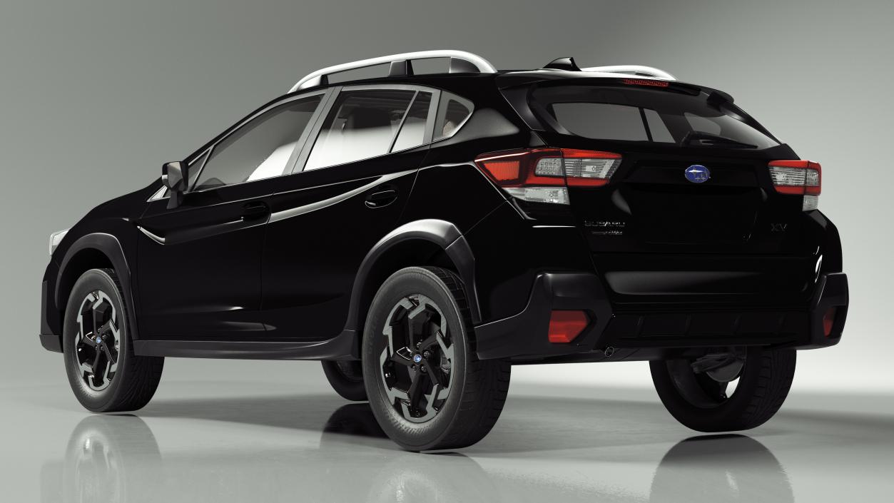 Subaru XV 2020 Hybrid Crosstrek Black 3D