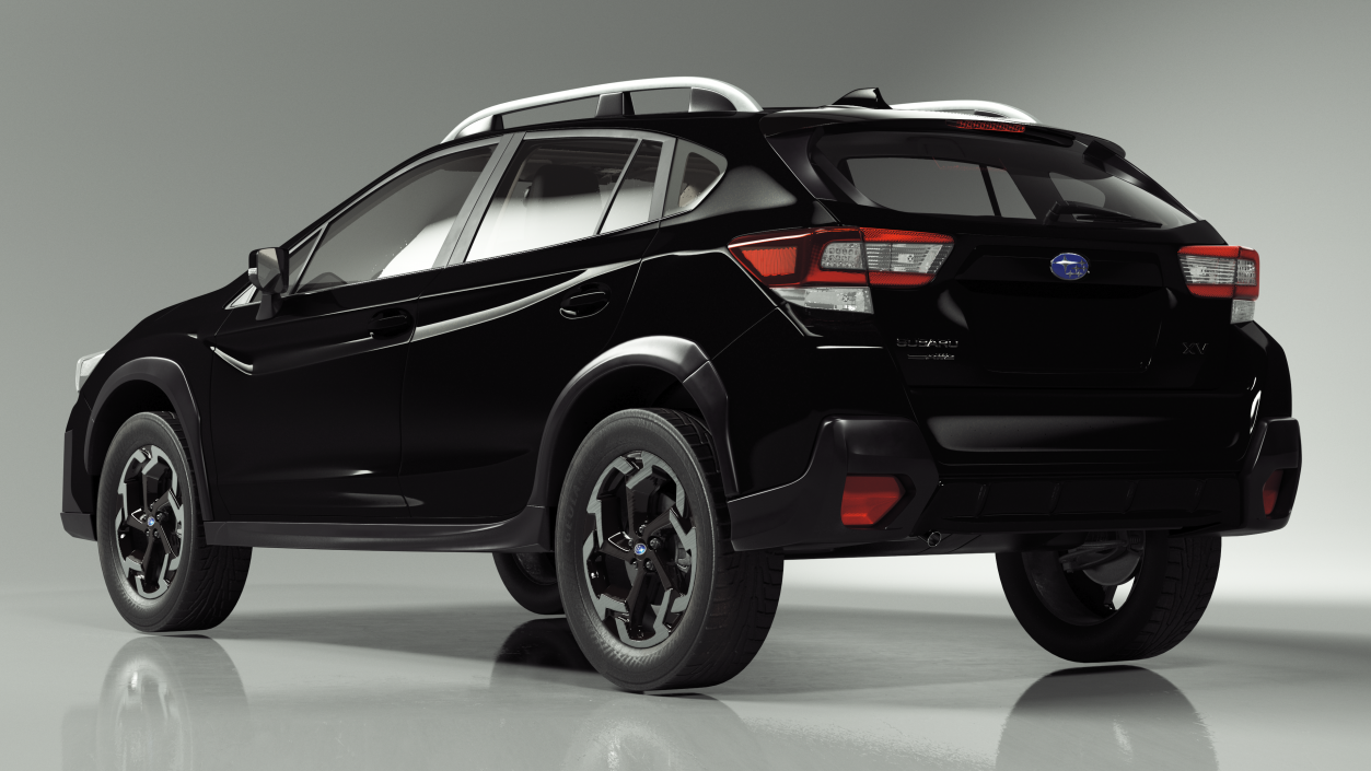 Subaru XV 2020 Hybrid Crosstrek Black 3D