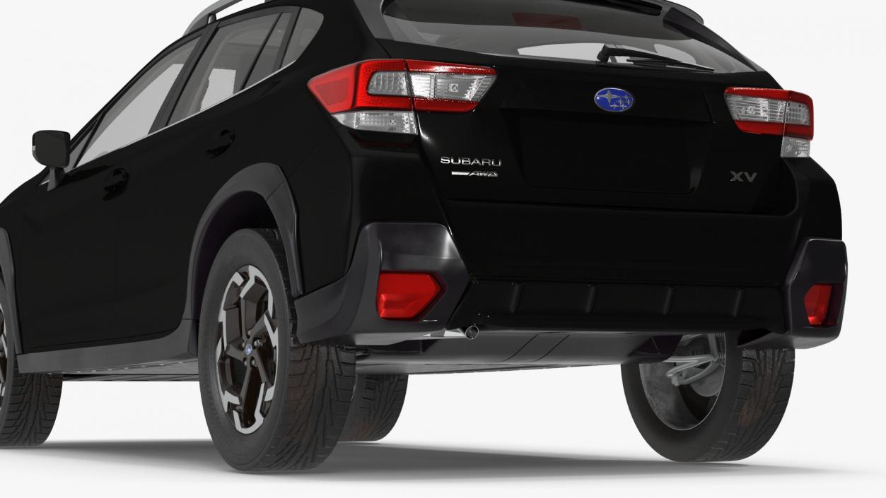 Subaru XV 2020 Hybrid Crosstrek Black 3D